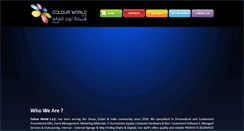 Desktop Screenshot of colourworld-om.com