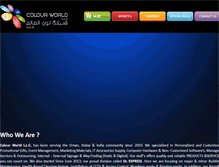 Tablet Screenshot of colourworld-om.com